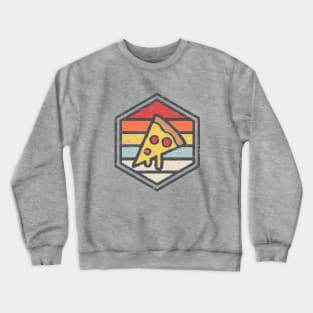 Retro Badge Pizza Crewneck Sweatshirt